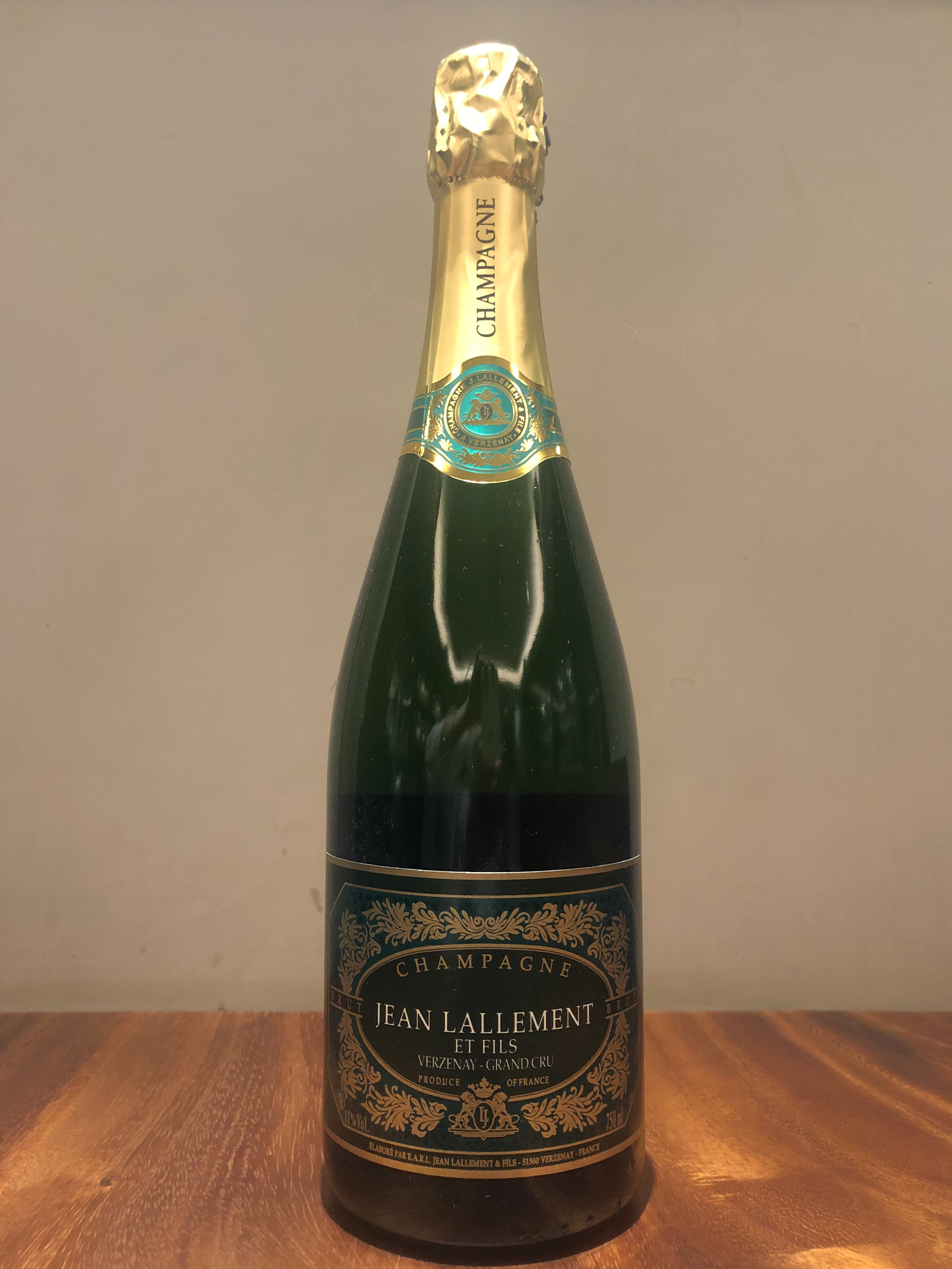 ジャン ラルマン グランクリュ キュヴェ トラディション ＮＶ/Jean Lallement et Fils Brut Tradition Verzenay Grand Cru N.V.
